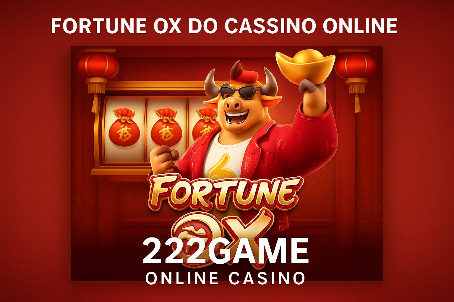 Fortune Ox no 222Game - Aposte Agora e Reivindique Seus Ganhos