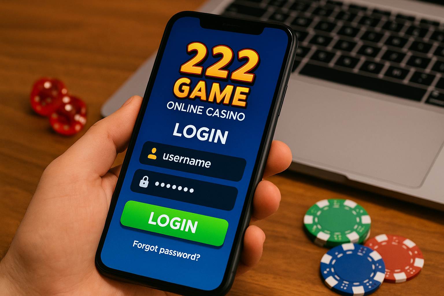 Login no Cassino 222Game