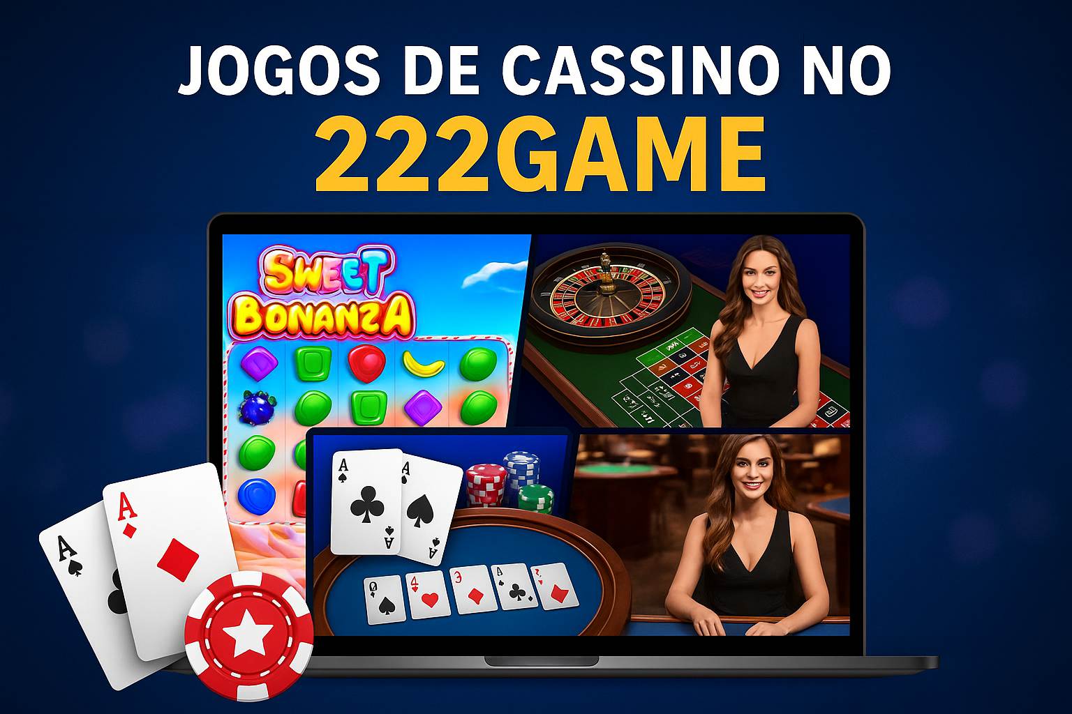 Jogos de cassino online inovadores e emocionantes na 222Game